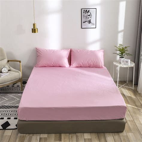 waterproof bed sheets full queen king mattress pad bedding cover deep