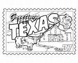 Texas Coloring State Pages Sheets Printables Tx States Usa Color Stamp Flag Symbols History Printable Facts Greetings Book Research Report sketch template