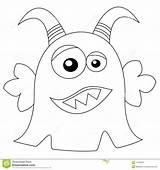 Monster Coloring Pages Cute Monsters Color Animals Choose Board Make Crafts sketch template