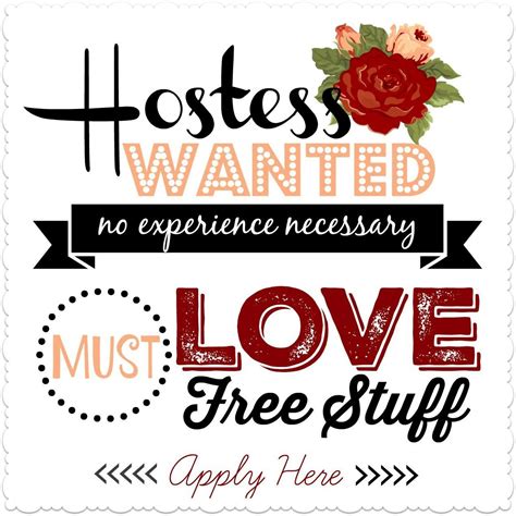 Hostess Graphic Hostess Wanted Scentsy Party Norwex Party