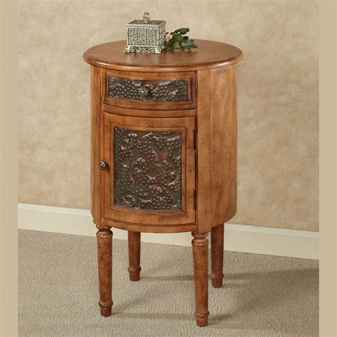 lombardy  storage accent table