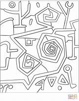 Klee Paul Roses Heroic Coloring Pages Printable Supercoloring Choose Board sketch template