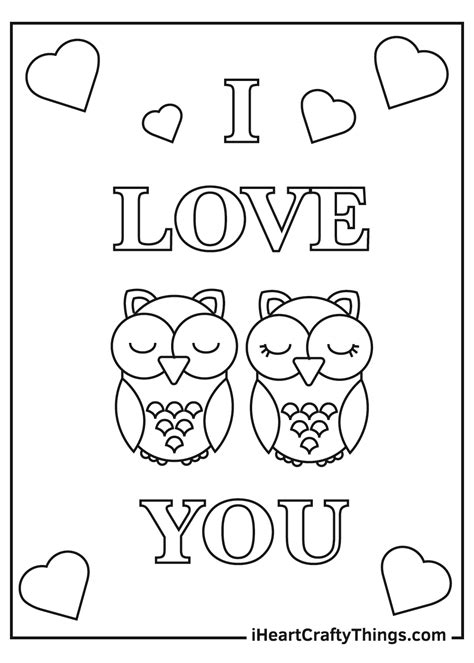 love  colouring pages