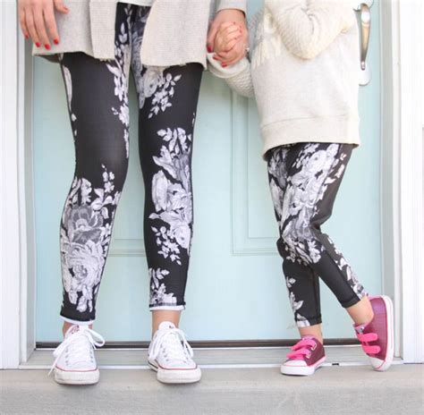 Mama Daughter Style In The Slate Antigua Leggings Pic Via Cleaneats