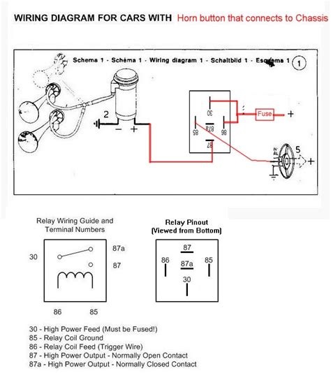 vrgallery shop  air horn wiring diagram  relay