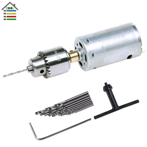 mini drill dc  electric motor pcb hand drills press drilling compact