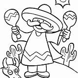 Mayo Cinco Coloring Pages Printable Fiesta Spanish Mariachi Color Mexican Print Kids Traditional Drawing Children Sheets Colouring Clipart Cute Book sketch template