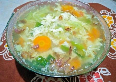 Resep Sop Telur Kocok Simple Kilat Dan No Ribet 😃 Oleh Jien Aryani