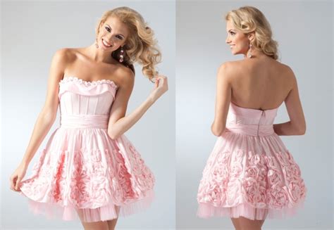 Light Pink Short Prom Dresses Fashion Belief