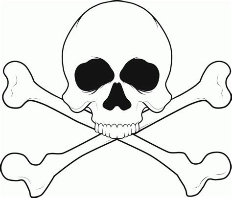 printable skull coloring pages coloring home