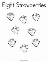 Coloring Eight Strawberries Favorites Login Add sketch template
