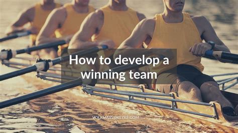 develop  winning team