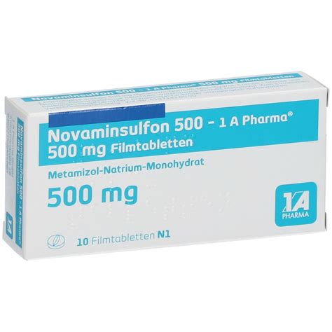 Novaminsulfon 500 1 A Pharma® 10 St Shop