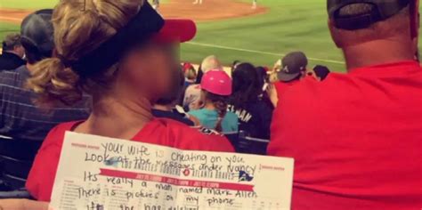 Cheating Wife Reportedly Busted While Sexting At A Baseball Game The