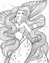 Realistic Mermaids 5x11 Vendido sketch template