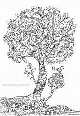 Antystresowa Kolorowanki Kolorowanka Wydruku Antystresowe Drzewo Druku Rysunki Doodle Zum Erwachsene Colouring Ausmalen Zentangle Artykuł sketch template