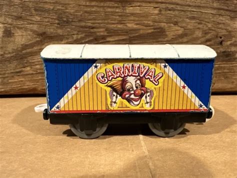 thomas friends trackmaster train tank circus carnival car clown hit