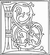 Celtico Alfabeto sketch template