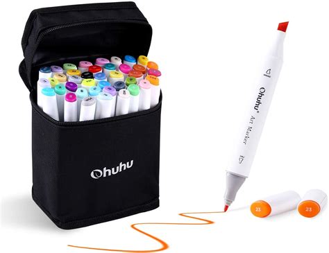 ohuhu art markers set dual tips coloring marker pens  kids fine