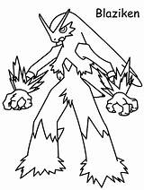 Blaziken sketch template