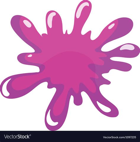 a pink color splash royalty free vector image vectorstock
