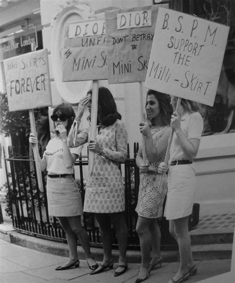 photos of london girls protesting for mini skirts in 1966 mini skirts