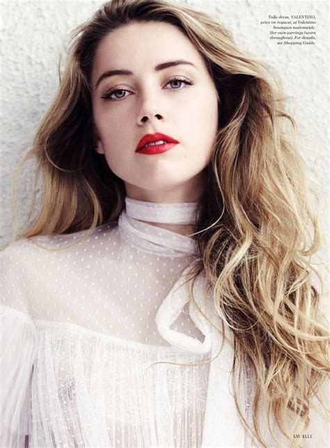 Amber Heard Elle Magazine July 2015 Issue And Photos