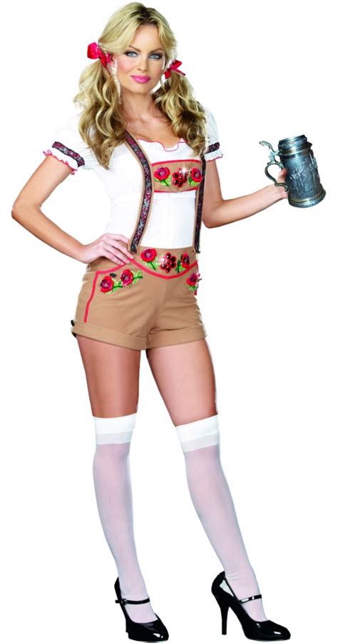 Ledermyhosen Bavarian Beer Girl German Costume