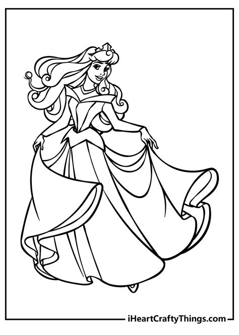 princess sleeping beauty coloring pages home design ideas
