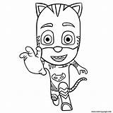 Catboy Coloring Pj Connor Pages Printable sketch template