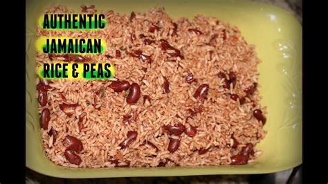 Authentic Jamaican Rice And Peas Recipe The Jamaican