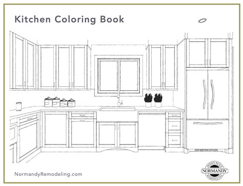 kitchen coloring book