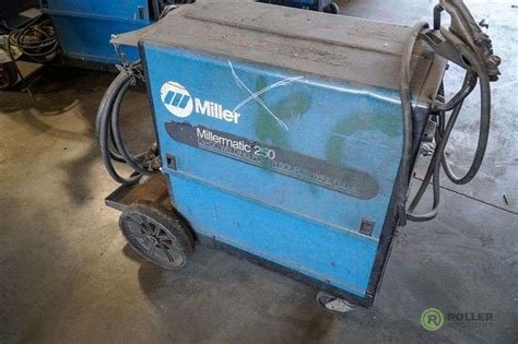 miller millermatic  cv dc arc welding power source  wire feeder   roller auctions