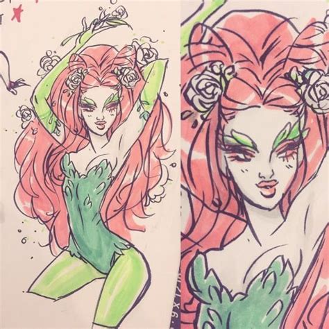 Pretty Poison Poison Ivy Drawings Dc Poison Ivy Artist