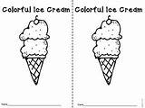 Ice Cream Emergent Colorful Reader Visit sketch template