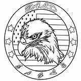 Eagle Coloring Pages Bald Head Eagles Printable Adults Color Kids Philadelphia Getcolorings Cool2bkids Print sketch template