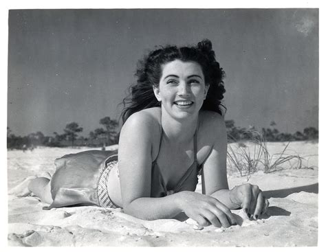 1940s A Beach Bunny Enjoyed A Sunny Day In The Sand A