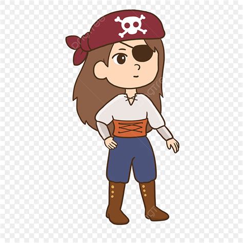 cute pirate clipart transparent png hd cute girl pirate clipart
