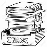 Inbox Clipart Clip Work Sketch Box Stress Workplace Email Mailbox Stock Clipground Vacation Entry Re Post Premium Drawing Illustration Clipartmag sketch template