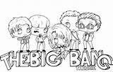 Bang Theory Big Coloring Pages sketch template