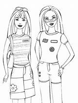 Barbie Coloring Pages Spy Squad sketch template