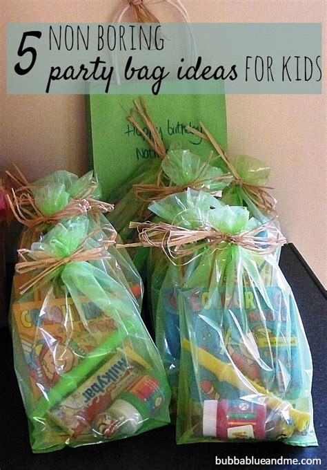 boring party bag ideas  pre schooler   year olds
