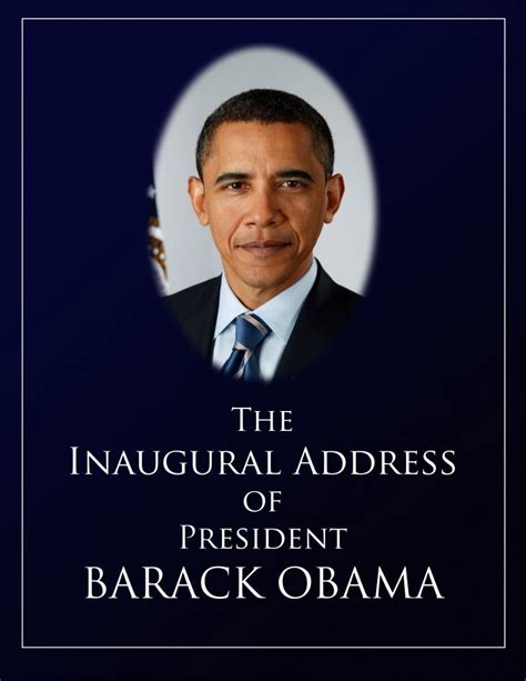 barack obama inaugural address