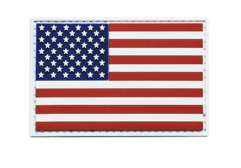 american flag vinyl patch  velcro iwi