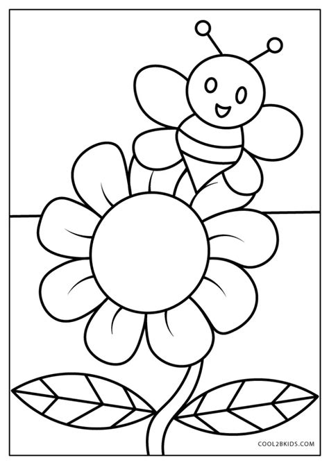 printable spring coloring pages  kids printable flower coloring
