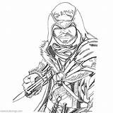 Creed Dorian Arno Xcolorings Ezio 1200px sketch template