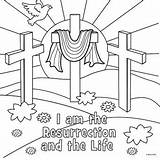 Easter Jesus Coloring Pages Printable Color Getcolorings Print sketch template