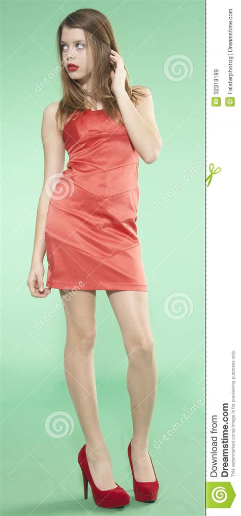 teen girl wearing a red dress fashion dresses