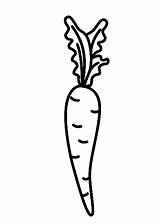 Coloring Pages Carrot Vitamin Eyes Good sketch template