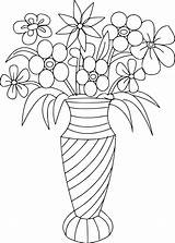 Bouquet Flowers Coloring Nature Fleurs Coloriage Imprimer Pages Kb sketch template